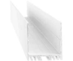Paviršinis LED juostos profilis VISION TRIMLESS, baltas, 2m, su dangteliu ir užbaigimais, 270524