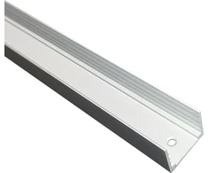 Paviršinis LED profilis, skirtas šviečiančio kabelio montavimui, aliuminio sp., 1m, ALMLS78