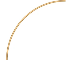 Paviršinis lenktas magnetinės sistemos ZAMBELIS MAGNETIC 6MM bėgelis, 24V, žalvario sp., D900mm, 25433