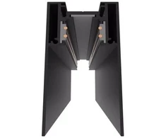 Paviršinis magnetinės sistemos bėgelis OPTONICA, juodas, 2m