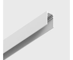 Paviršinis magnetinės sistemos IN_LINE bėgelis, 48V, baltas, 3m