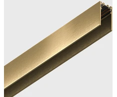 Paviršinis magnetinės sistemos IN_LINE bėgelis, 48V, žalvario sp., 2m, 4x