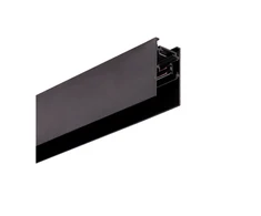 Paviršinis magnetinės sistemos VIOKEF MAGNETIC bėgelis, juodas, 48V, 2m, su dangteliu ir užbaigimais, 02/0201-2