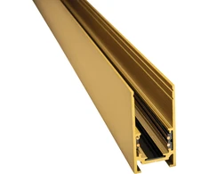 Paviršinis magnetinės sistemos ZAMBELIS bėgelis, žalvario sp., 48V, 3m, 2082G-3