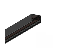 Paviršinis magnetinės sistemos ZAMBELIS MAGNETIC ULTRA SLIM bėgelis, 48V, juodas, 2m, 23119