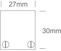 Paviršinis magnetinių sistemų bėgelis MINI, baltas, 1m, 42001A/W