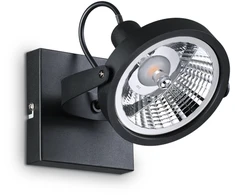 Lubinis šviestuvas Ideal Lux Ceiling lamp with 1 light GLIM, GU10, antracite