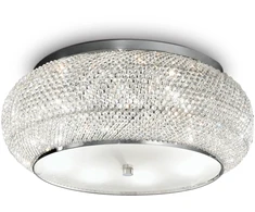 Lubinis šviestuvas Ideal Lux Ceiling lamp with 10 lights PASHA', E14, chrome