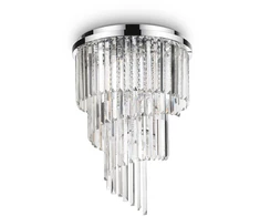 Lubinis šviestuvas Ideal Lux Ceiling lamp with 12 lights CARLTON, E14, auksinis color