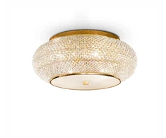 Lubinis šviestuvas Ideal Lux Ceiling lamp with 14 lights PASHA', E14, auksinis color