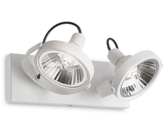 Lubinis šviestuvas Ideal Lux Ceiling lamp with 2 lights GLIM, GU10, chrome