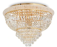 Lubinis šviestuvas Ideal Lux Ceiling lamp with 24 lights DUBAI, E14, juodas