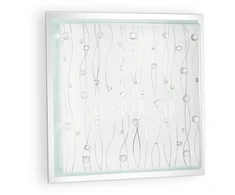 Lubinis šviestuvas Ideal Lux Ceiling lamp with 3 lights OCEAN, E27, chrome