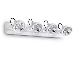 Lubinis šviestuvas Ideal Lux Ceiling lamp with 4 lights GLIM, GU10, chrome