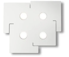 Lubinis šviestuvas Ideal Lux Ceiling lamp with 1 light TOTEM, GX53, baltas