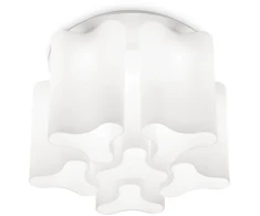 Lubinis šviestuvas Ideal Lux Ceiling lamp with 6 lights COMPO, E27, chrome