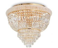 Lubinis šviestuvas Ideal Lux Ceiling lamp with 6 lights DUBAI, E14, juodas
