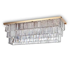 Lubinis šviestuvas Ideal Lux Ceiling lamp with 8 lights MARTINEZ, E14, baltas