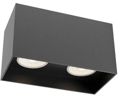 Lubinis šviestuvas Paviršinis šviestuvas CORINTH, GU10, juodas, 01-3436