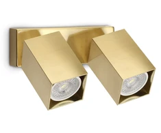 Lubinis šviestuvas Paviršinis šviestuvas DYNAMITE, 2xGU10, žalvario sp., 371245