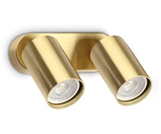 Lubinis šviestuvas Paviršinis šviestuvas DYNAMITE, 2xGU10, žalvario sp., 367392