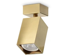 Lubinis šviestuvas Paviršinis šviestuvas DYNAMITE, GU10, žalvario sp., 371214