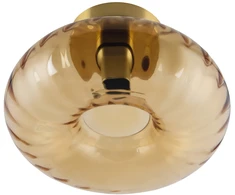 Lubinis šviestuvas Paviršinis šviestuvas GOLD GLASS, E27, aukso sp.