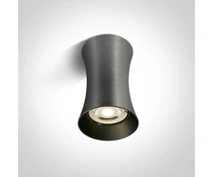 Lubinis šviestuvas Paviršinis šviestuvas, GU10, metalo pilkos sp., 12105F/MG