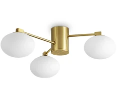 Lubinis šviestuvas Ideal Lux Paviršinis šviestuvas HERMES, G9, žalvario sp., 317007