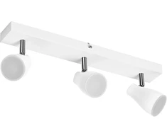 Lubinis šviestuvas Paviršinis šviestuvas SPOT, 3xGU10, baltas, su 3x4,3W 2700K LED lemputėm