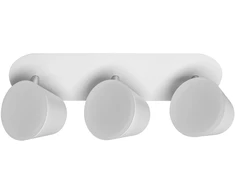 Lubinis šviestuvas Paviršinis šviestuvas SPOT, 3xGU10, baltas, IP44, su 3x7W 3000/4000K LED lemputėm