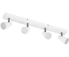 Lubinis šviestuvas Paviršinis šviestuvas SPOT, 4xGU10, baltas, su 4x4,3W 2700K LED lemputėm