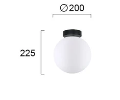 Lubinis šviestuvas Paviršinis šviestuvas STONE, E27, max 40W, 4237000
