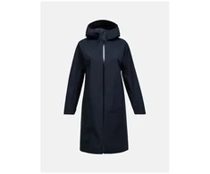 Peak Performance Treeline Shell Parka moteriškas lietpaltis - juodas, dydis: M