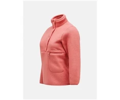 Peak Performance W Fleece Snap T Rožinis Megztinis