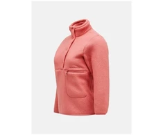 Peak Performance W Fleece Snap T Rožinis Megztinis