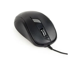 Pelė GEMBIRD MUS-6B-01 (optinė; 1600 DPI; juoda)