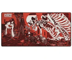 Pelės kilimėlis "LIT Pelės kilimėlis" Skeleton Spectre, by Utagawa Kuniyoshi (Raudonas)