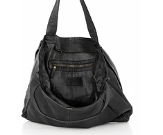 PELLE LAVATA Damska Skórzana Torebka ShopperBag A4 Old Look Minimalistyczna