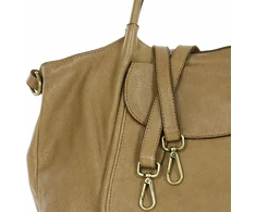 PELLE LAVATA Odinė ShopperBag Rankinė A4 2 Skyrių Didelė Vintage