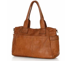 PELLE LAVATA Torebka Damska ShopperBag A4 Skórzana Na Ramię Old Look Duża