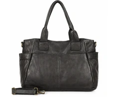 PELLE LAVATA Torebka Damska ShopperBag A4 Skórzana Na Ramię Old Look Duża