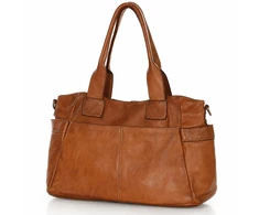PELLE LAVATA Torebka Damska ShopperBag A4 Skórzana Na Ramię Old Look Duża