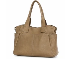 PELLE LAVATA Torebka Damska ShopperBag A4 Skórzana Na Ramię Old Look Duża