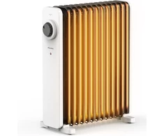 Pelonis alyvinis radiatorius 2500 W su 3D konvekcija ir termostatu NY2513-21UW