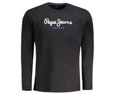 PEPE JEANS MĘSKA KOSZULKA Z DŁUGIM RĘKAWEM Juoda
