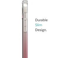 Speck Presidio Perfect-Clear + Ombre - dėklas skirtas Apple iPhone 15 Plus / 14 Plus su MICROBAN Clear / Vintage Rose Fade