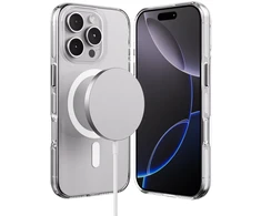 Crong Clear MAG Pro - dėklas Apple iPhone 16 Pro MagSafe skaidrus
