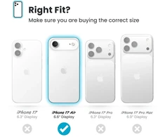 Speck Presidio Perfect Clear MagSafe - dėklas Apple iPhone Air Clear / Sidabrinis