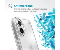 Speck Presidio Perfect-Clear - dėklas skirtas Apple iPhone 16 Clear
